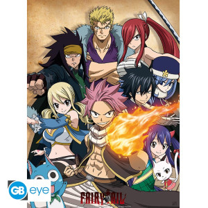 FAIRY TAIL - Poster Chibi 52x38 - Guilde *