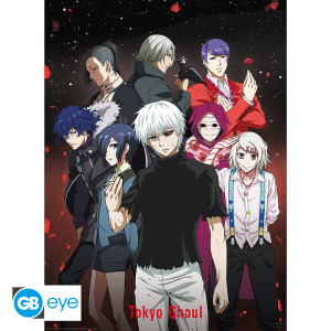 TOKYO GHOUL - Poster Chibi 52x38 - Groupe *