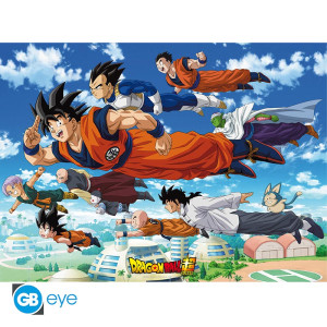 DRAGON BALL SUPER - Set 2 Posters Chibi 52x38 - Goku & amis x4