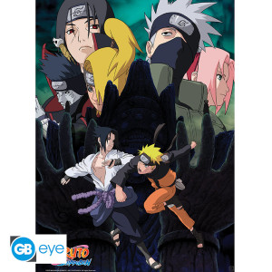 NARUTO SHIPPUDEN - Set 2 Posters Chibi 52x38 - Ninjas x4 *