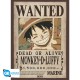 ONE PIECE - Set 2 Chibi Posters - Wanted Luffy & Ace (52x38) x4
