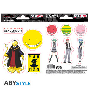 ASSASSINATION CLASSROOM - Stickers - 16x11cm/ 2 planches - Koro x5*