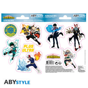 MY HERO ACADEMIA - Stickers - 16x11cm/ 2 sheets - Heroes Villains x5*