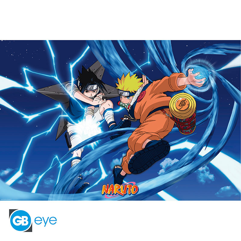 NARUTO - Poster Maxi 91.5x61 - Naruto & Sasuke