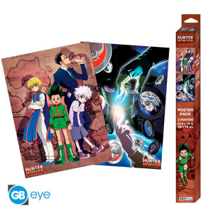 HUNTER X HUNTER - Set 2 Posters Chibi 52x38 - Groups x4