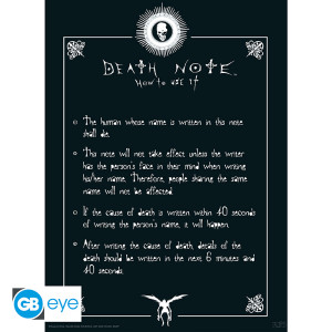 DEATH NOTE - Set 2 Posters Chibi 52x38 - Light & Death Note x4