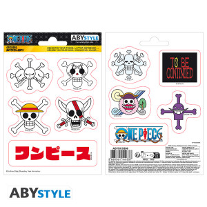ONE PIECE - Stickers - 16x11cm/ 2 sheets - Emperors Skulls *