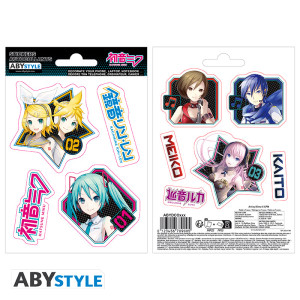 HATSUNE MIKU - Stickers - 16x11cm/ 2 sheets - Characters x5*