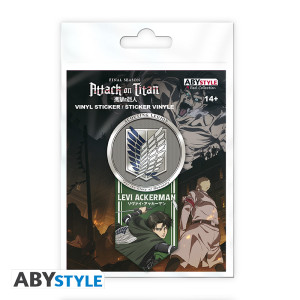 ATTACK ON TITAN - Individual Vinyl Sticker - Levi