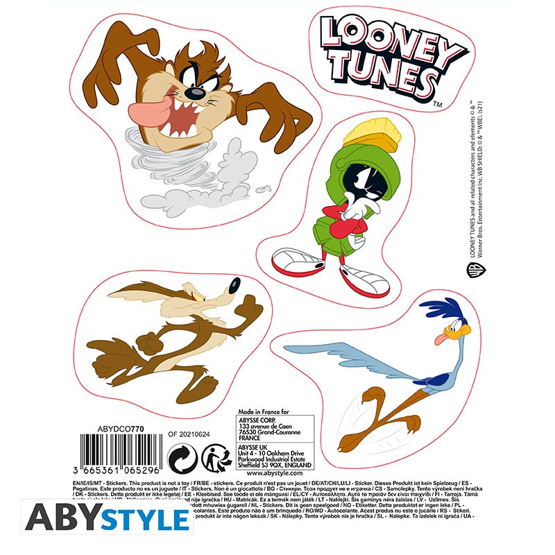 LOONEY TUNES - Stickers - 16x11cm/ 2 sheets - Looney Tunes * - Abysse Corp