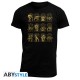 SAINT SEIYA - Tshirt "12 Armures d'Or" homme MC black - basic