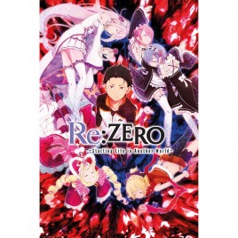 RE: ZERO - Poster "Groupe" roulé filmé (91.5x61)