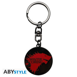 GAME OF THRONES - Keychain "Winter is coming" X4*