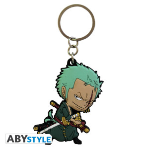 ONE PIECE - Keychain PVC "Zoro SD" X4*