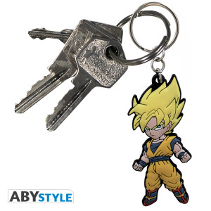 DRAGON BALL - Keychain PVC - DBZ/Goku X4