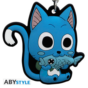 FAIRY TAIL - Keychain PVC "Happy" X4