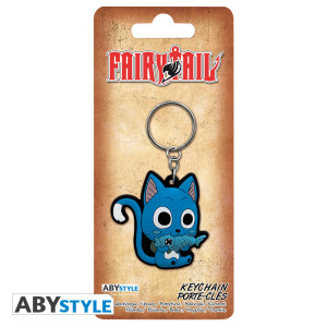 FAIRY TAIL - Keychain PVC "Happy" X4