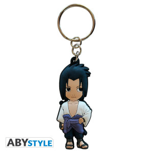 NARUTO SHIPPUDEN - Keychain PVC "Sasuke" X4 *