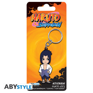 NARUTO SHIPPUDEN - Porte-clés PVC Sasuke X4 *