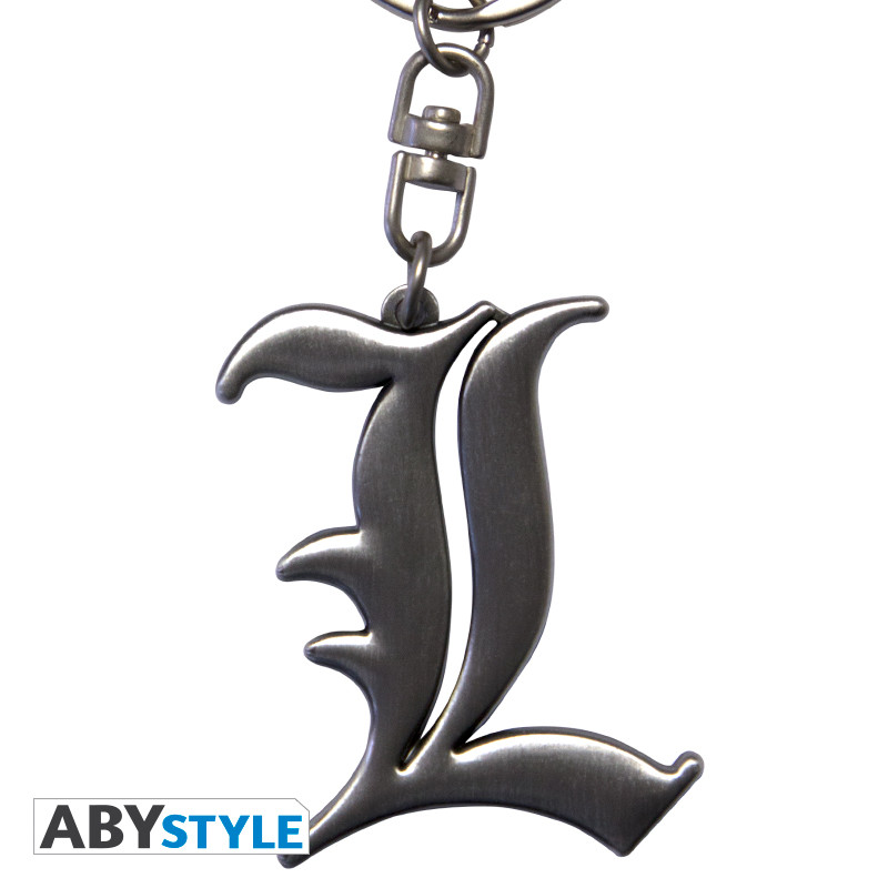 DEATH NOTE - Porte-clés 3D - L Symbole X4