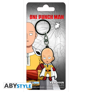 ONE PUNCH MAN - Keychain PVC "Saitama SD" X4