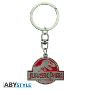 JURASSIC PARK - Keychain "Metal logo" X4