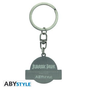 JURASSIC PARK - Keychain "Metal logo" X4