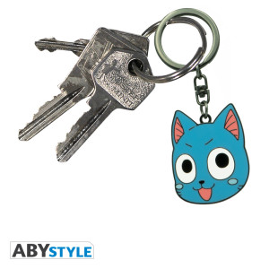 FAIRY TAIL - Porte-clés tête Happy X4*