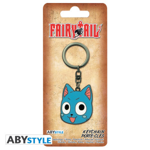 FAIRY TAIL - Keychain "Happy's head" X4*