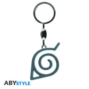 NARUTO SHIPPUDEN - Keychain 3D "Konoha" MADE IN FRANCE X4 *