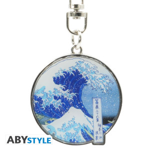 HOKUSAI - Keychain - Great Wave X4