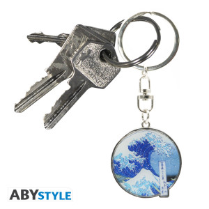 HOKUSAI - Keychain - Great Wave X4