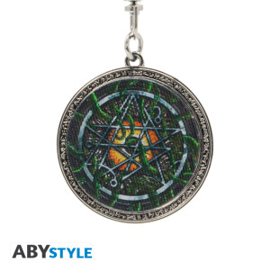 CTHULHU - Keychain "Lenticular Necronomicon" X4  *