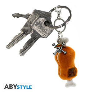 ONE PIECE - Plush Keychain Meat on a bone X4*