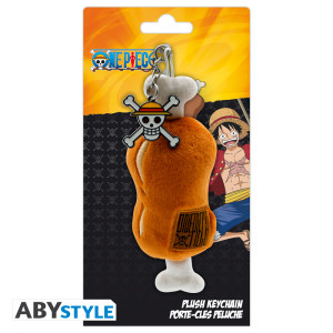ONE PIECE - Plush Keychain Meat on a bone X4*
