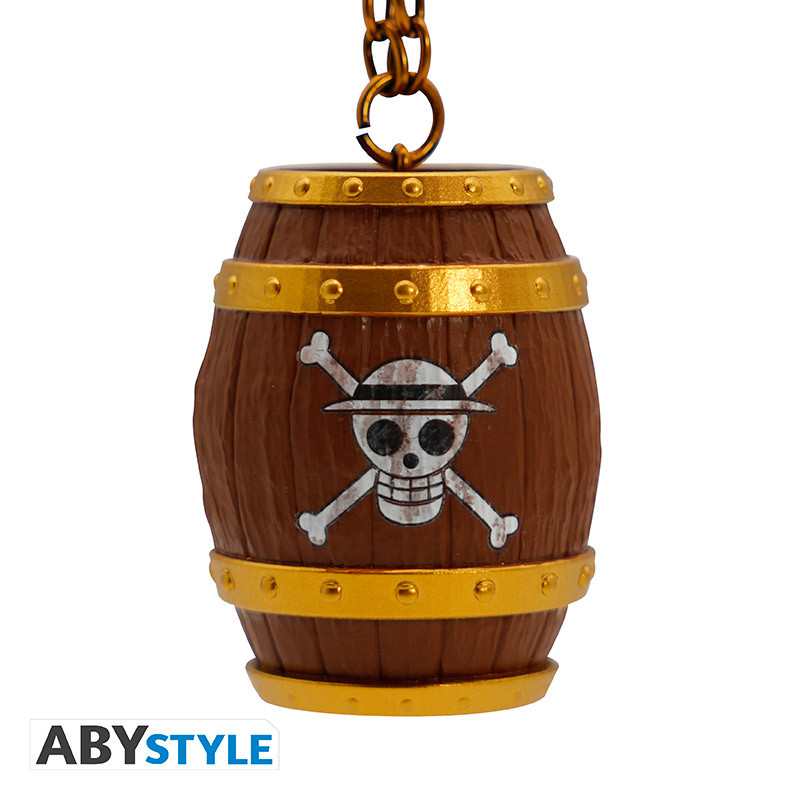 ONE PIECE - Keychain 3D - Barrel X4