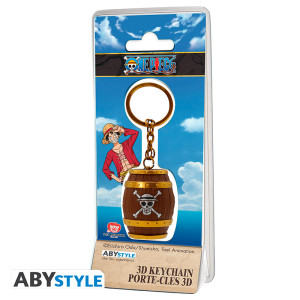 ONE PIECE - Keychain 3D - Barrel X4