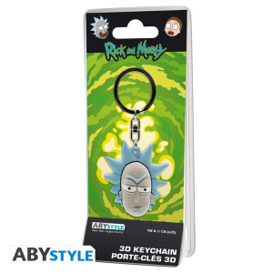 RICK AND MORTY - Keychain 3D - Rick Sanchez X4