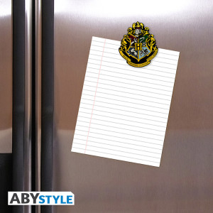 HARRY POTTER - Aimant Premium - Poudlard x4 *