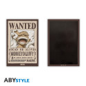 ONE PIECE - Standard Magnet - Wanted Luffy x4