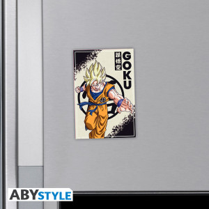 DRAGON BALL - Standard Magnet - DBZ/ Goku x4