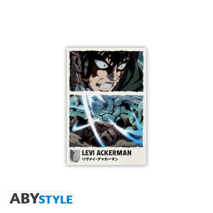 ATTACK ON TITAN - Standard Magnet - Levi Ackerman x4