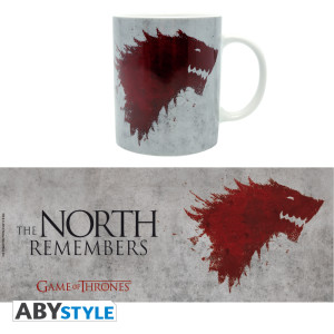 GAME OF THRONES - Mug - 320 ml -The North remembers- box x2* DT