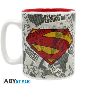 DC COMICS - Mug - 460 ml - Superman & logo - with boxx2 * DT