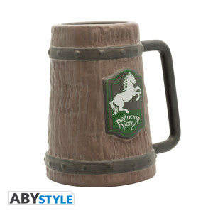 LORD OF THE RINGS - 3D Tankard - Prancing Pony x2*