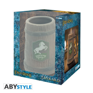 LORD OF THE RINGS - 3D Tankard - Prancing Pony x2*