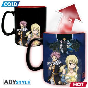 FAIRY TAIL - Mug Heat Change - 460 ml - Natsu & Lucy  x2 DT