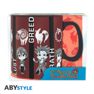 THE SEVEN DEADLY SINS - Mug - 460 ml - Chibi sins - boîte x2  * DT