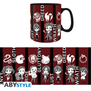 THE SEVEN DEADLY SINS - Mug - 460 ml - Chibi sins - boîte x2  * DT