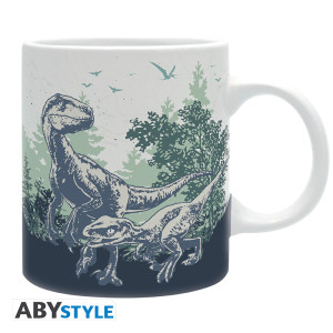 JURASSIC WORLD - Mug - 320 ml - Raptor - subli mate - boîte x2*
